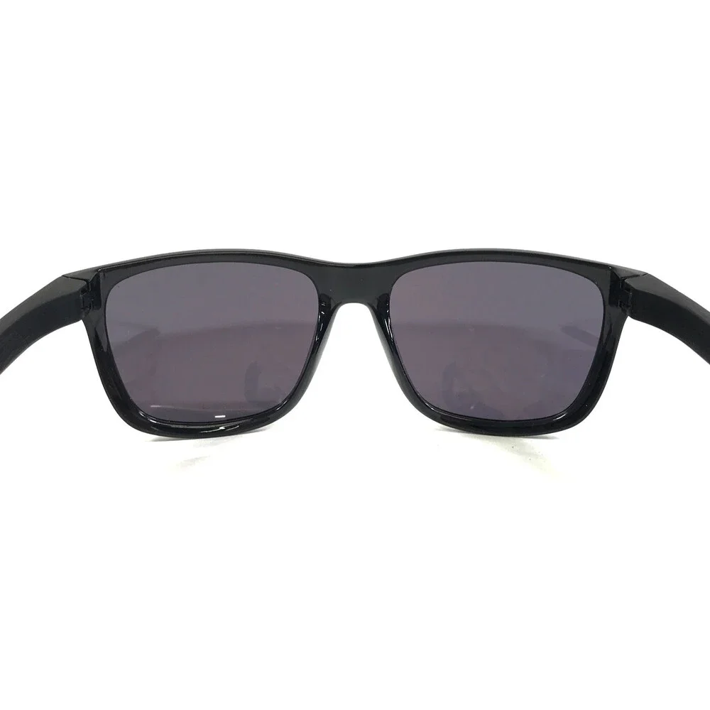 Nike Sunglasses FLIP ASCENT DJ9930 010 Shiny Black Frames Wrap with Gray Lenses